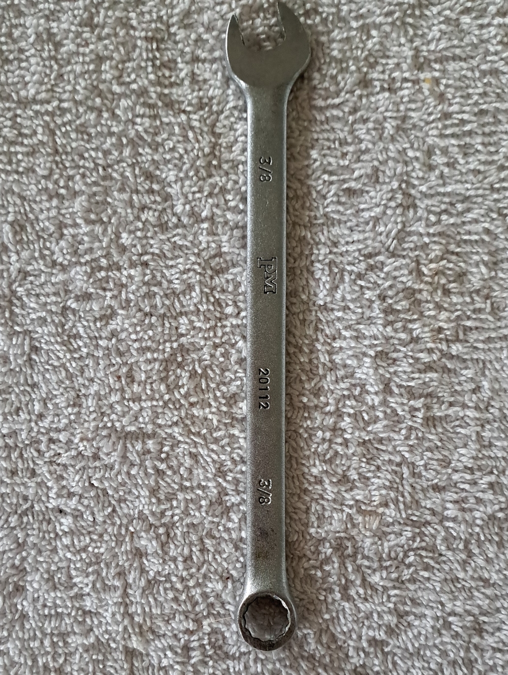 Vintage Popular Mechanics CR-V PM 20112 12 Point 3/8" Combination Wrench
